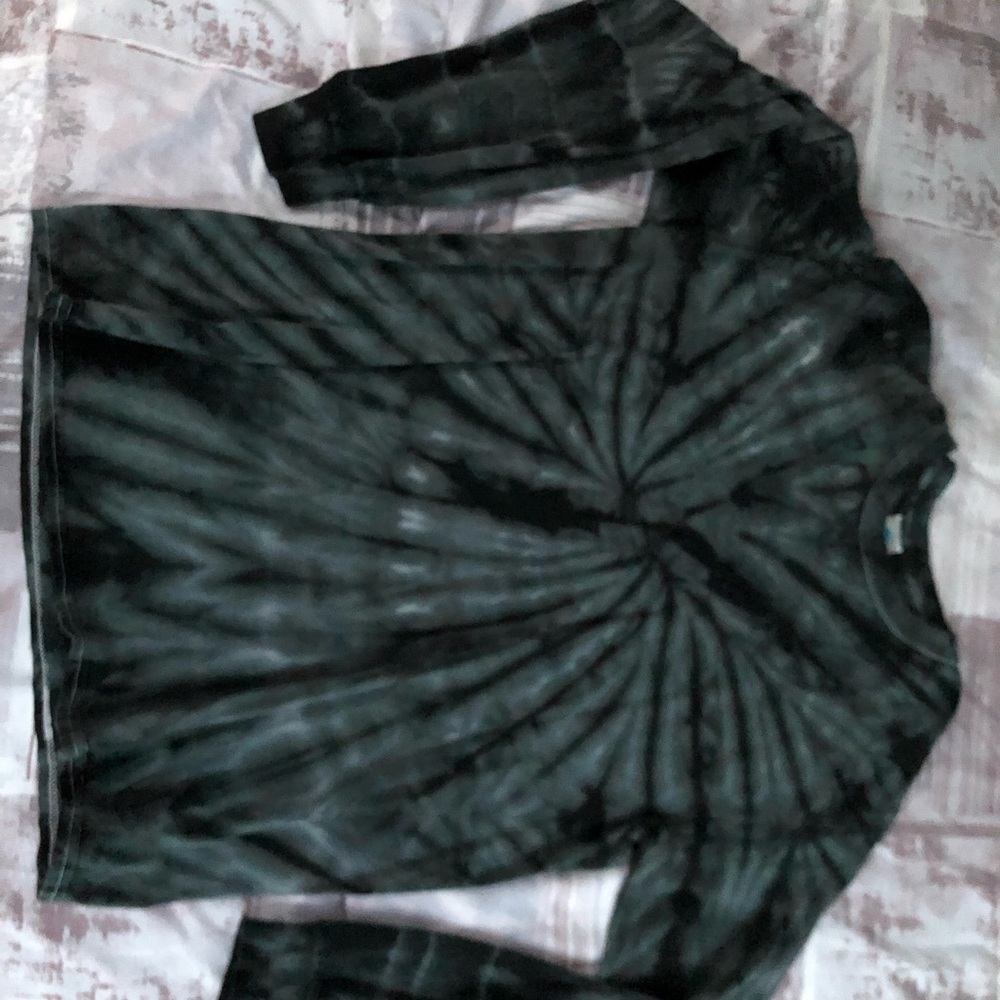 Medium long sleeve tie dye